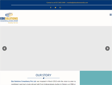 Tablet Screenshot of edusolutionsindia.com